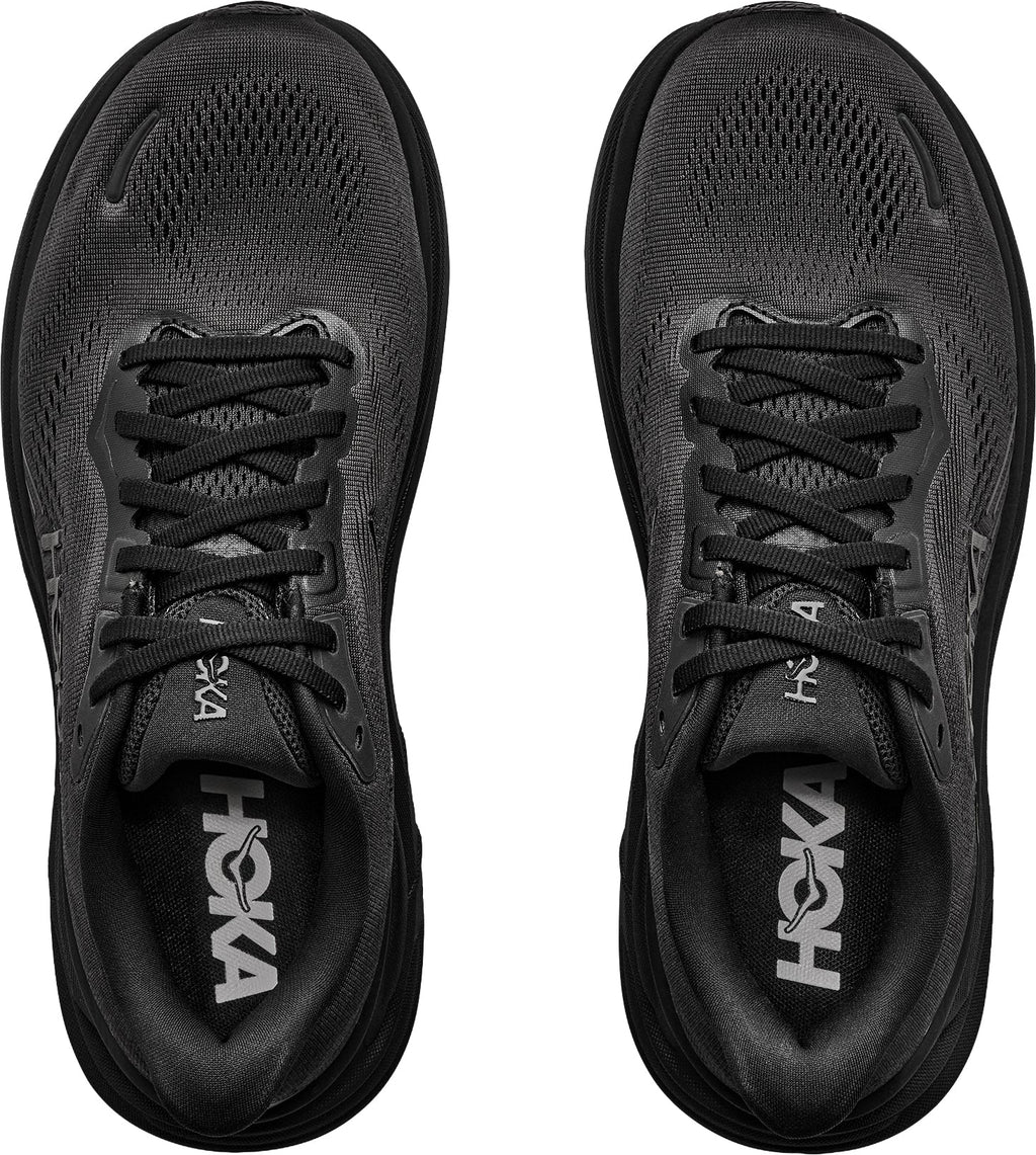 Hoka Clifton 11 WIDE FIT Mens Running Shoes - Black