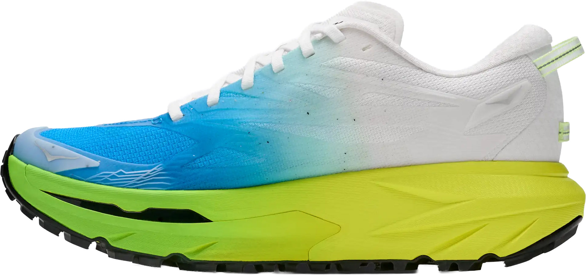 Hoka Mafate 5 Mens Trail Running Shoes - White