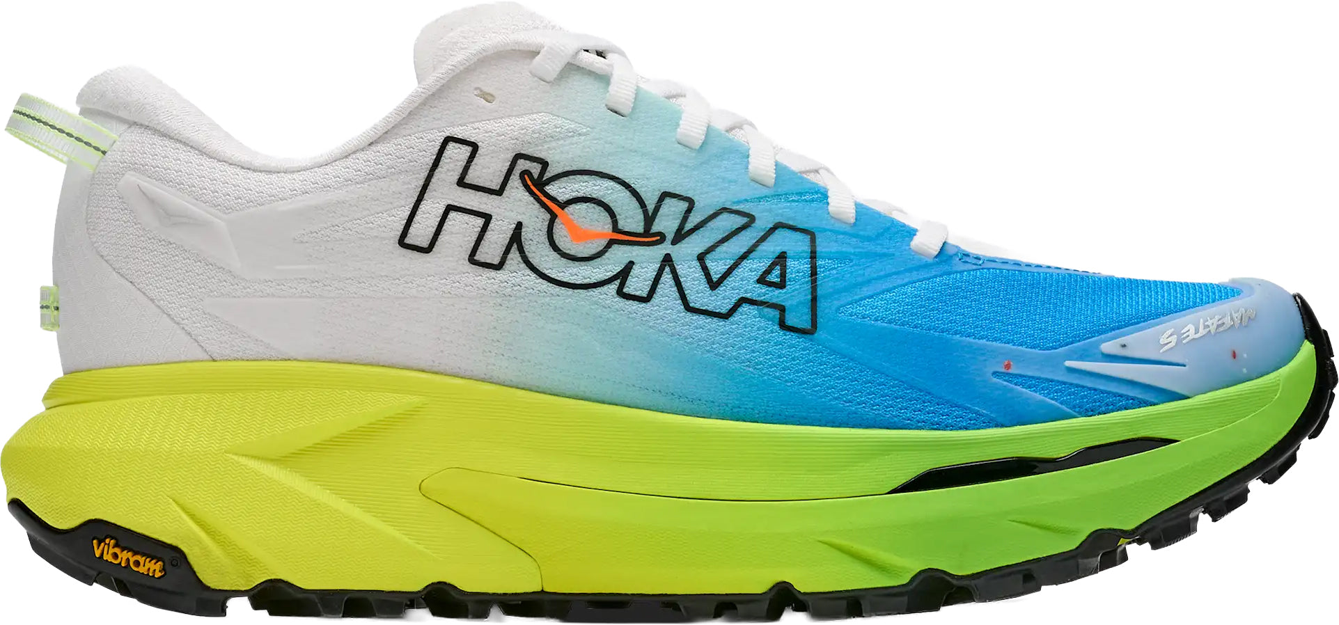 Hoka Mafate 5 Mens Trail Running Shoes - White