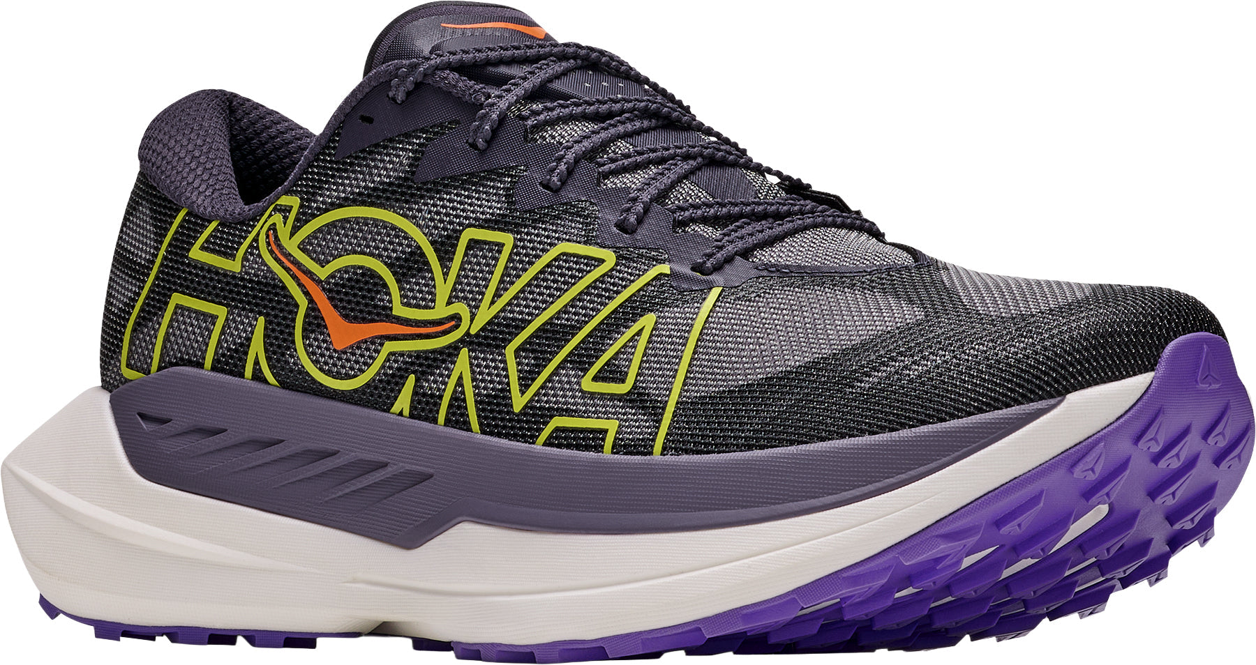 Hoka Rocket X Mens Trail Running Shoes - Black