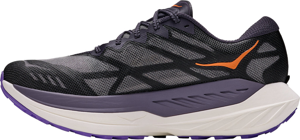 Hoka Rocket X Mens Trail Running Shoes - Black