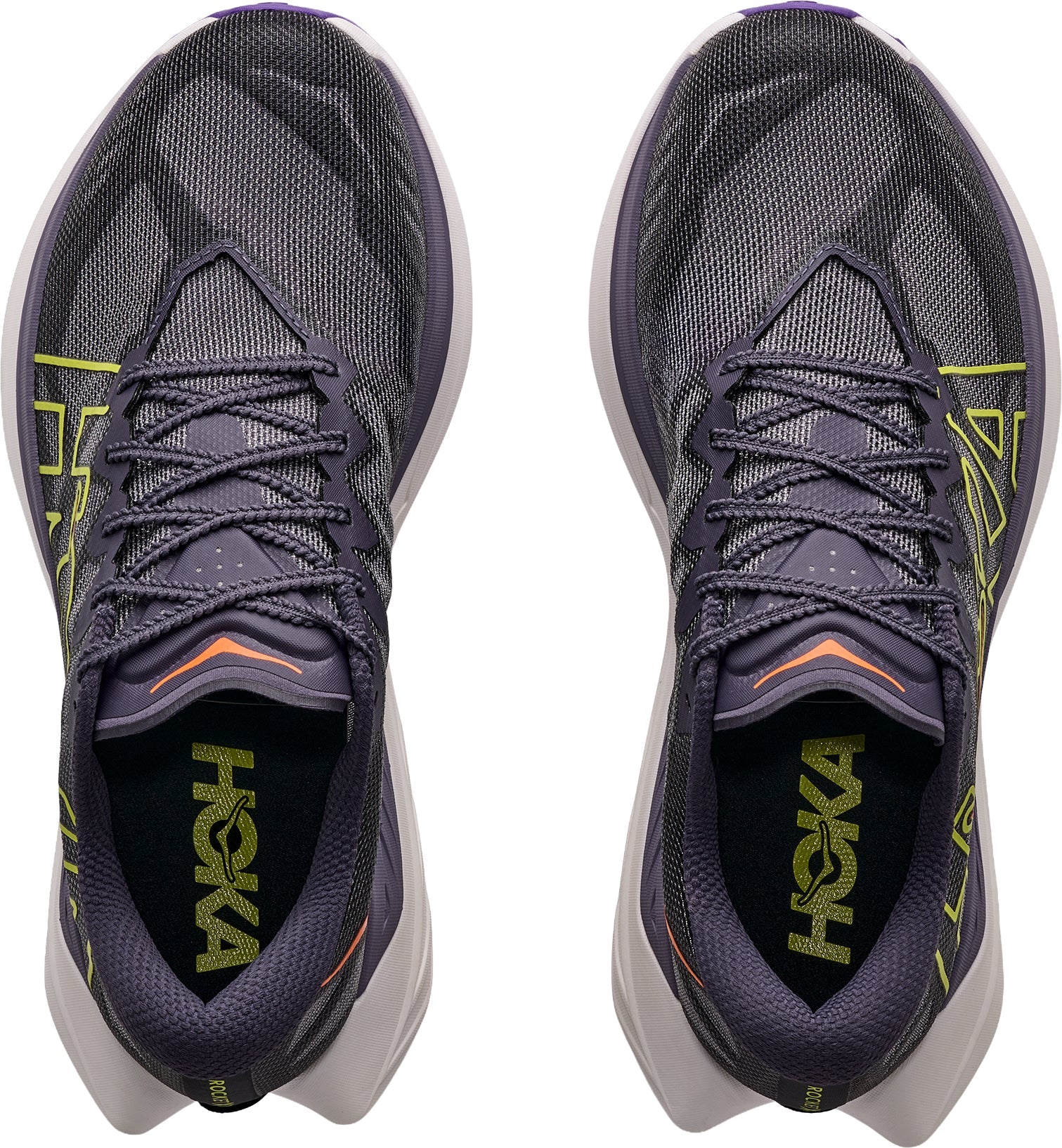 Hoka Rocket X Mens Trail Running Shoes - Black