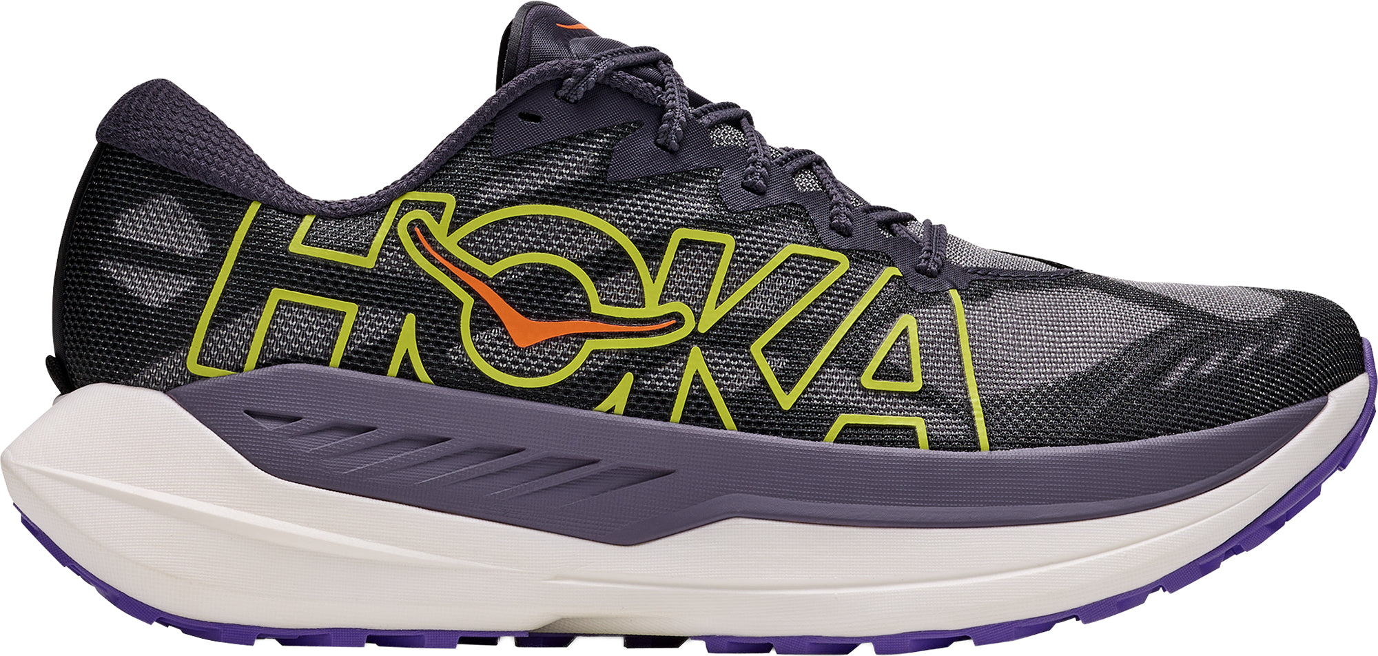 Hoka Rocket X Mens Trail Running Shoes - Black