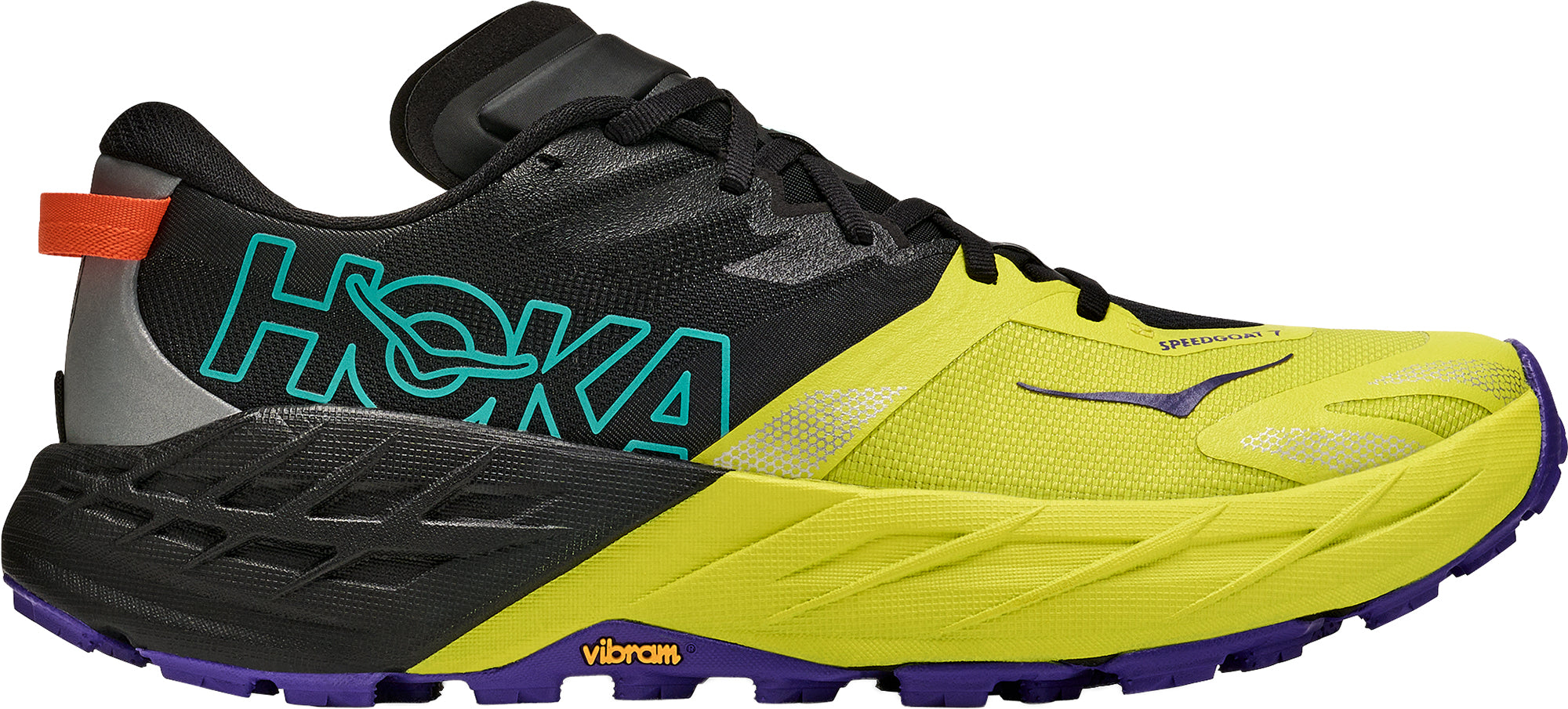 Hoka Speedgoat 7 Mens Trail Running Shoes - Black