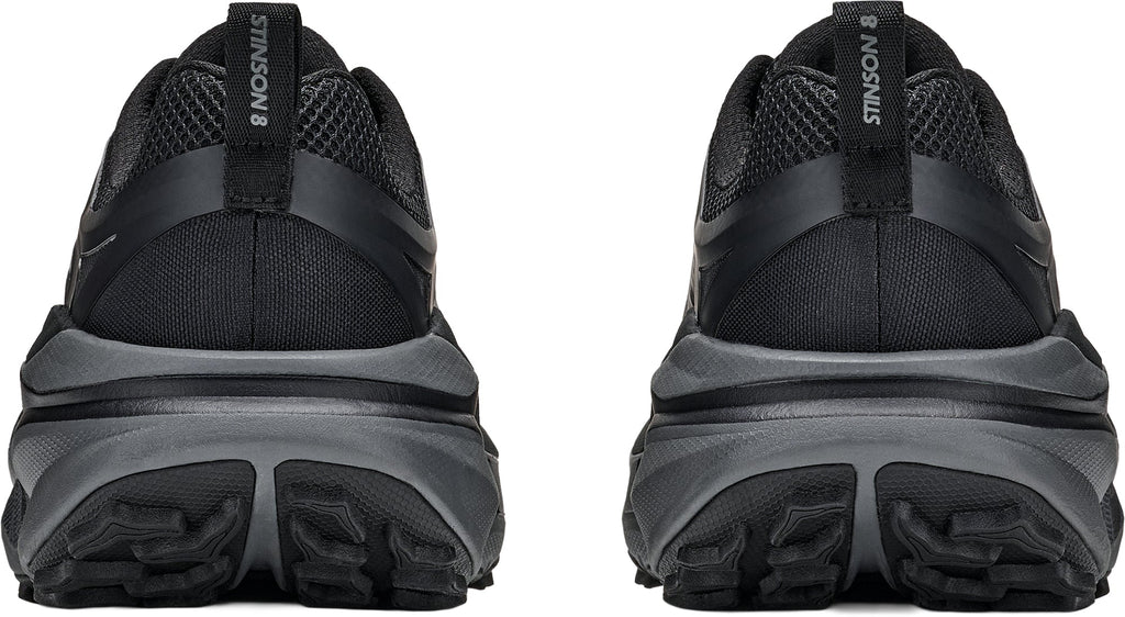 Hoka Stinson 8 Mens Trail Running Shoes - Black