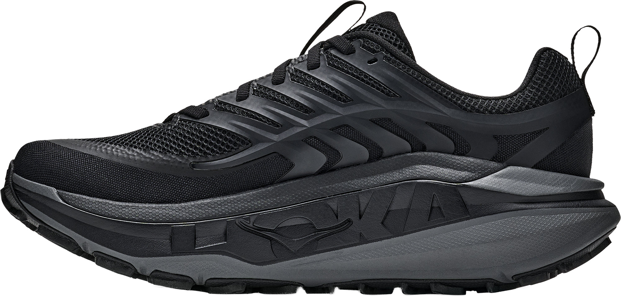 Hoka Stinson 8 Mens Trail Running Shoes - Black