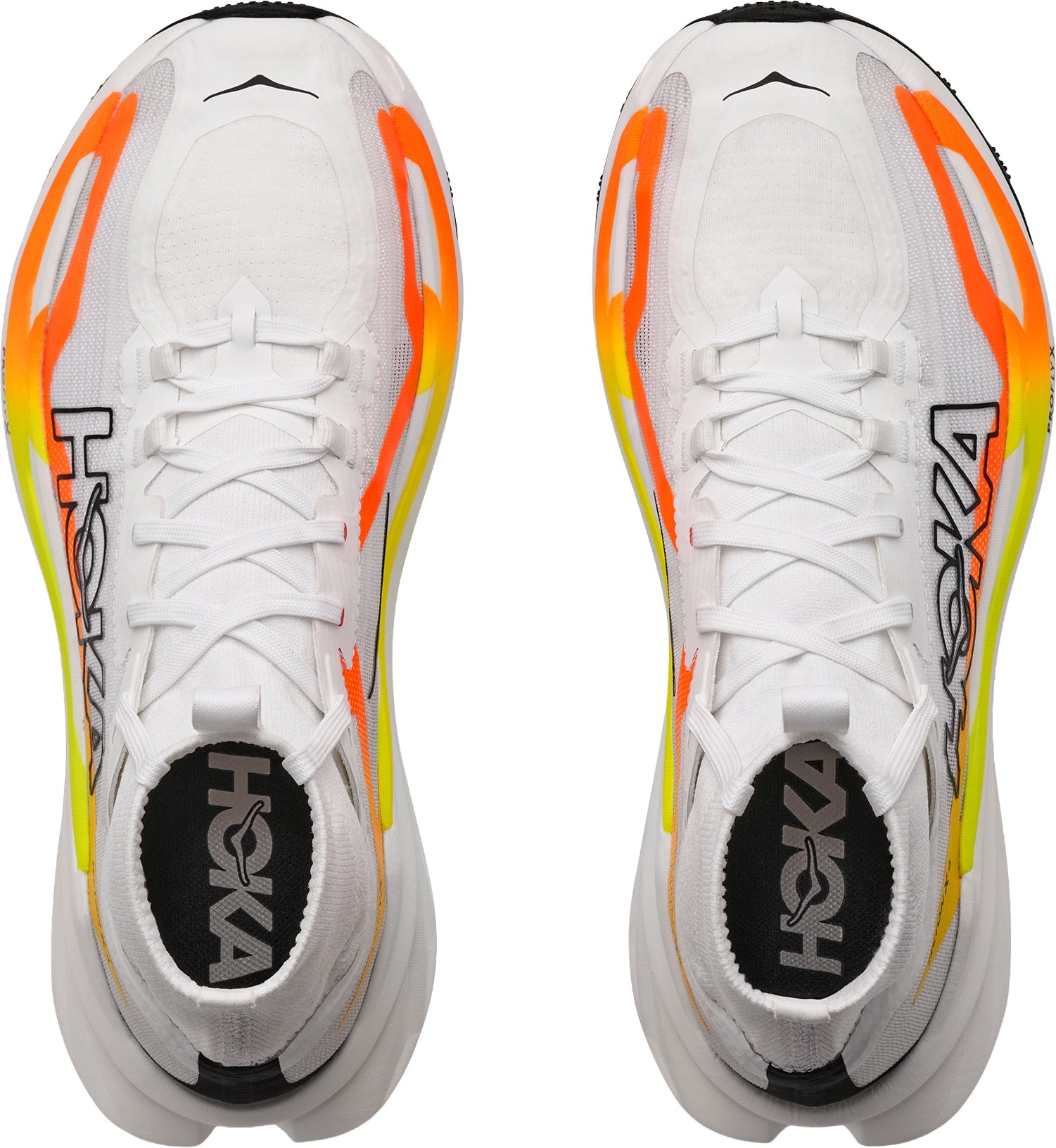 Hoka Tecton X 4 Mens Trail Running Shoes - White