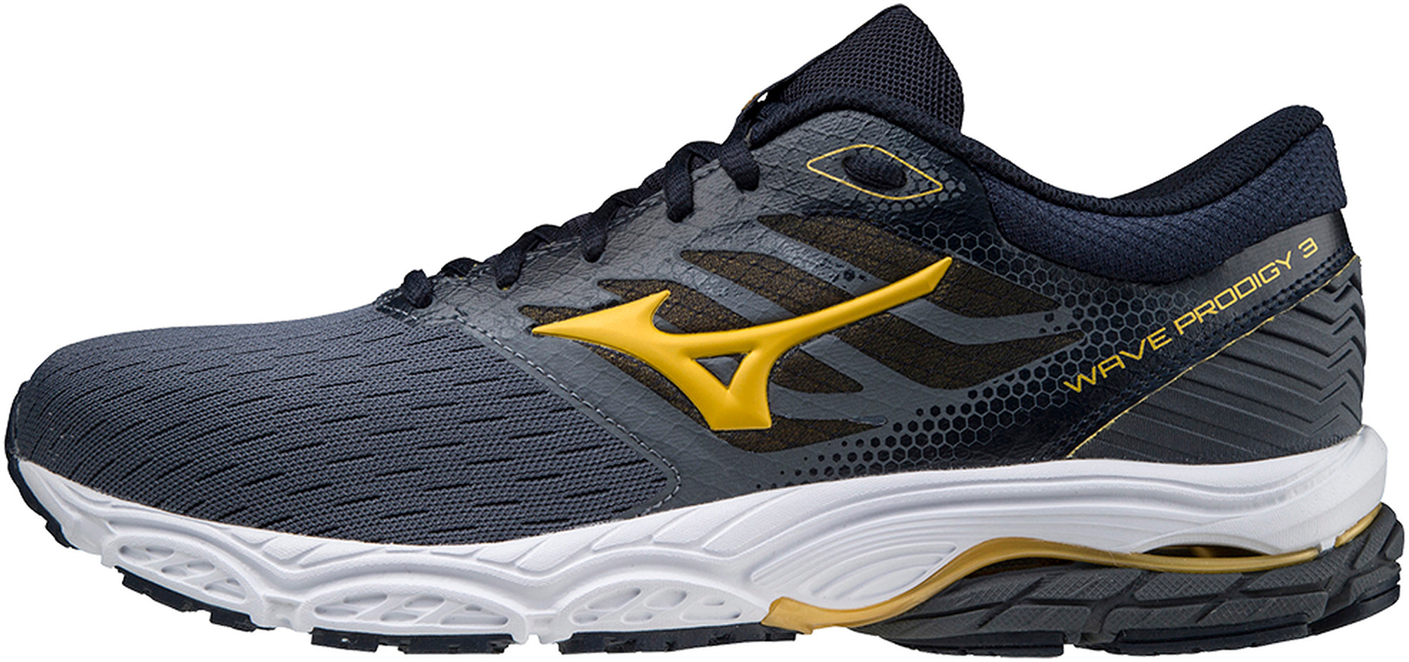 Mizuno Wave Prodigy 3 Mens Running Shoes - Grey