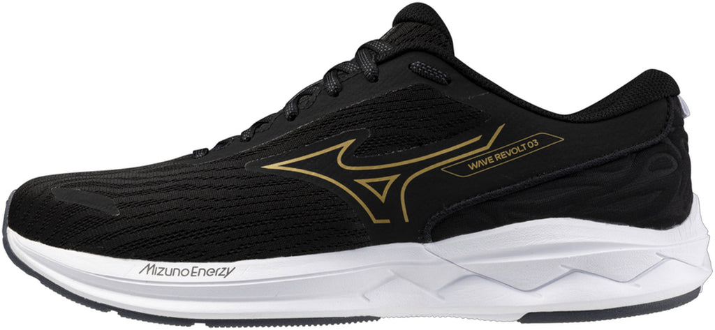 Mizuno Wave Revolt Mens Running Shoes - Black
