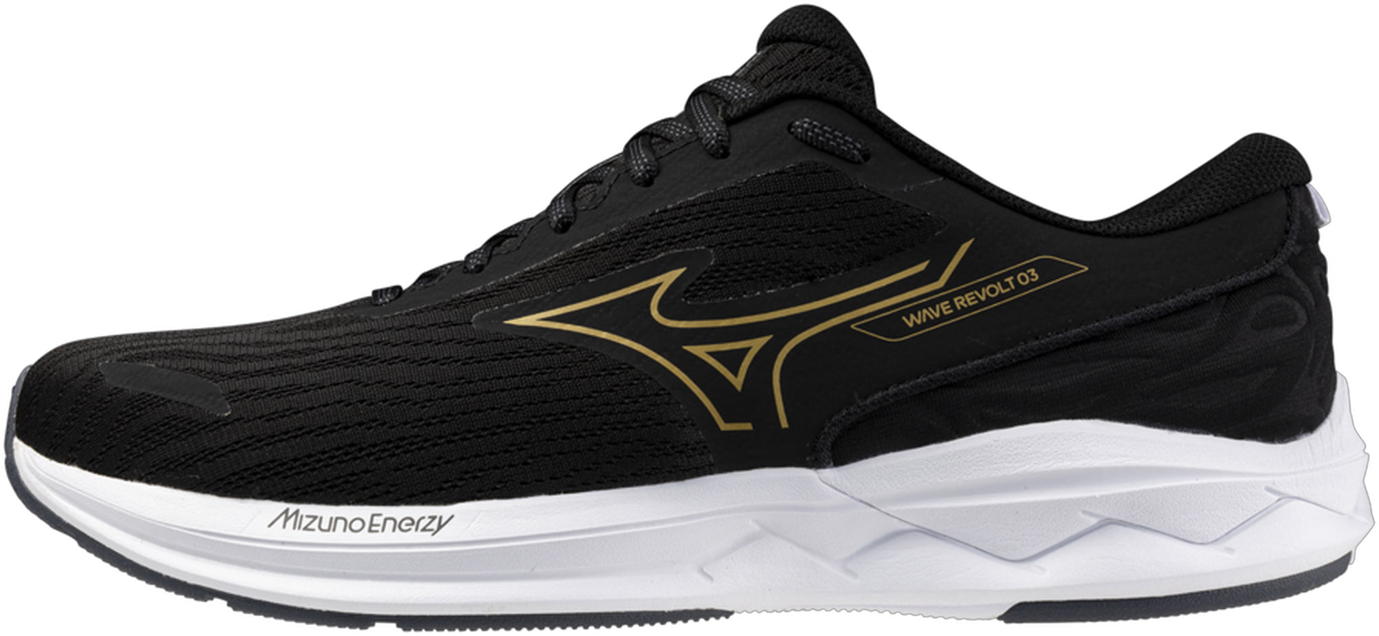 Mizuno Wave Revolt Mens Running Shoes - Black