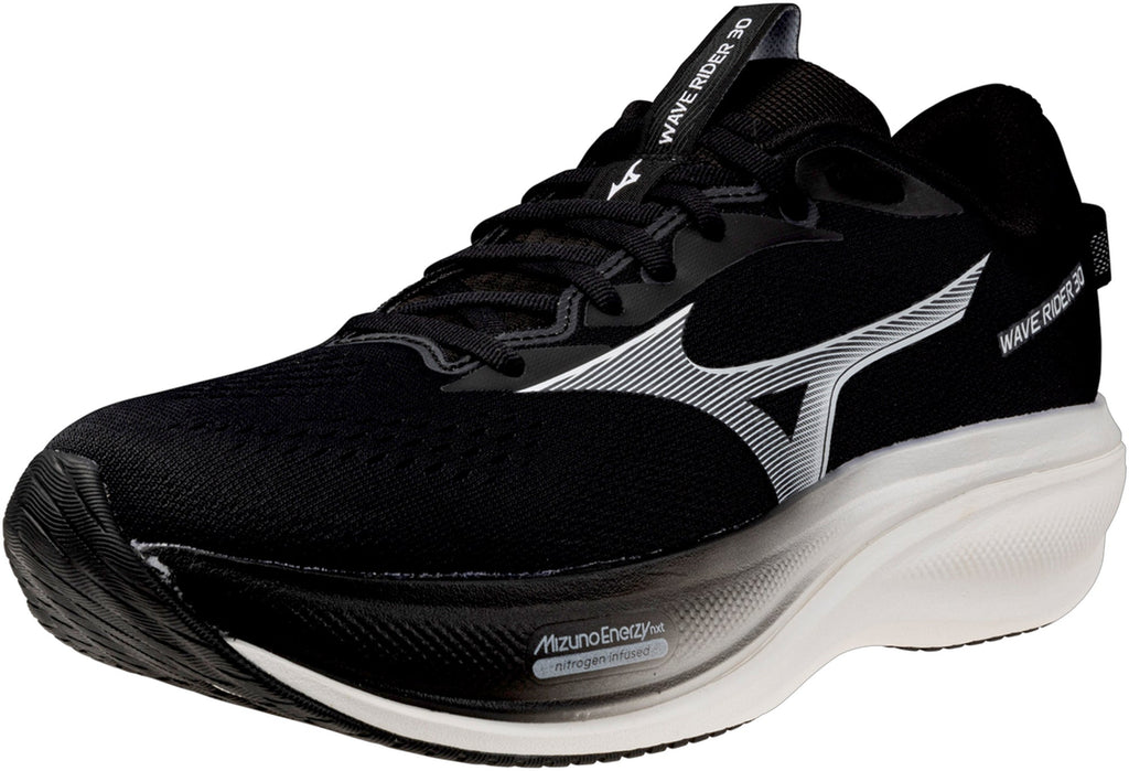 Mizuno Wave Rider 30 Mens Running Shoes - Black