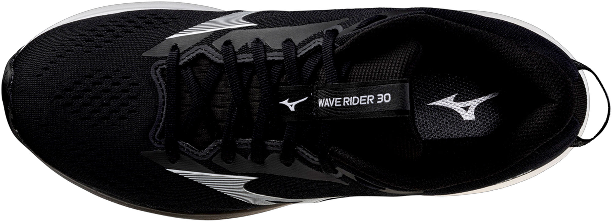 Mizuno Wave Rider 30 Mens Running Shoes - Black