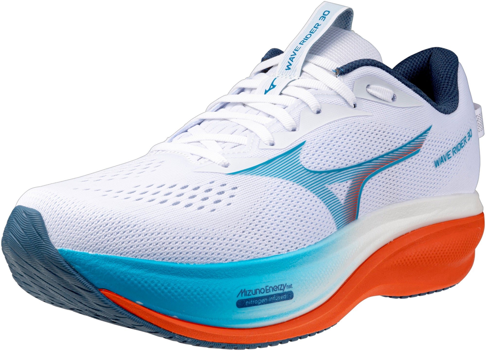 Mizuno Wave Rider 30 Mens Running Shoes - White