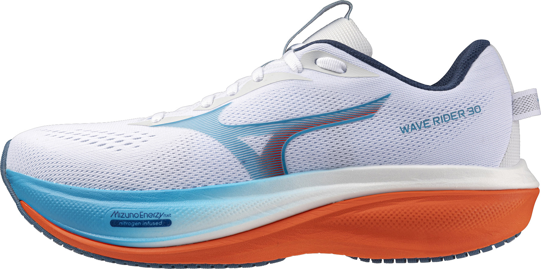 Mizuno Wave Rider 30 Mens Running Shoes - White