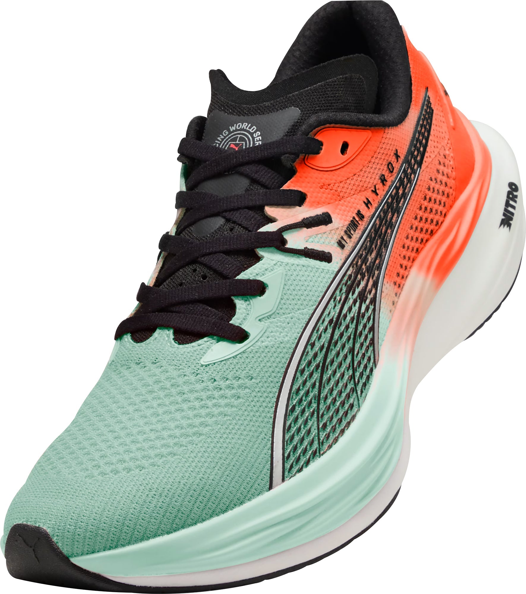 Puma Deviate Nitro 3 HYROX Mens Running Shoes - Green