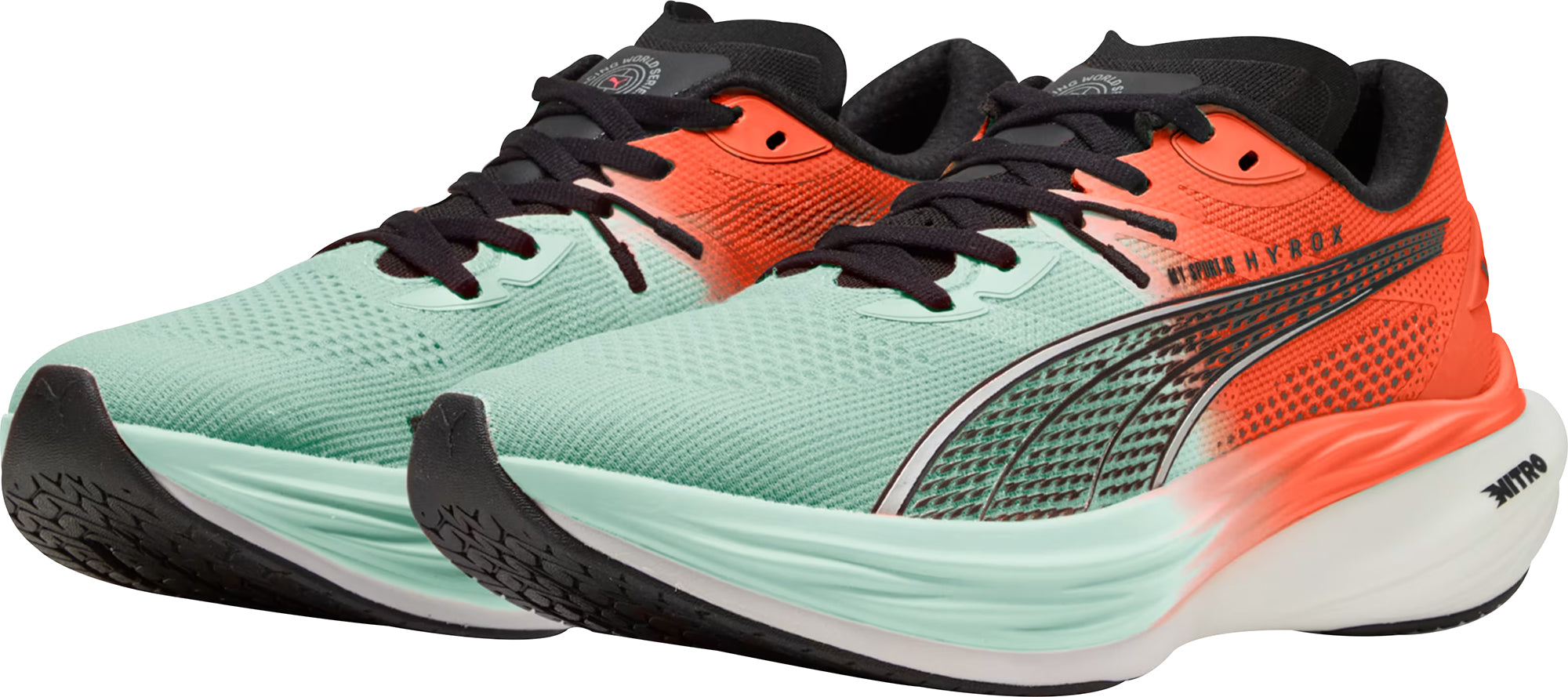 Puma Deviate Nitro 3 HYROX Mens Running Shoes - Green