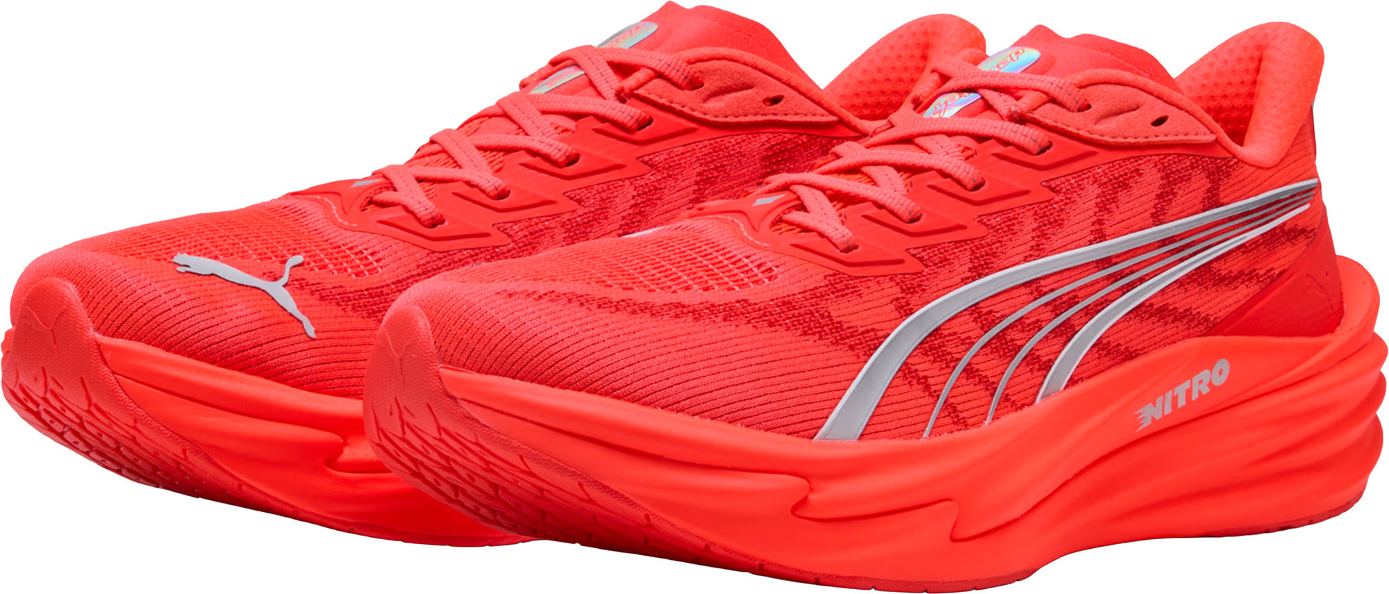 Puma Deviate Nitro 4 Mens Running Shoes - Red