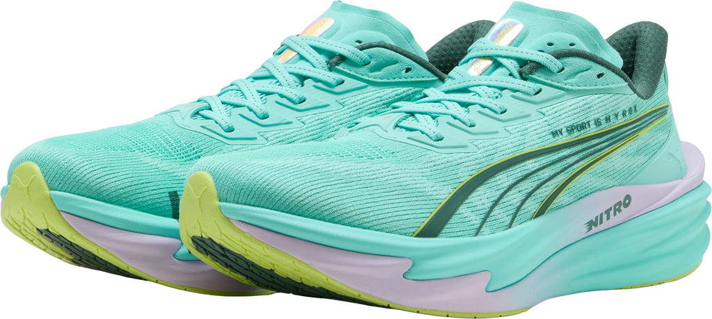 Puma Deviate Nitro 4 HYROX Mens Running Shoes - Green