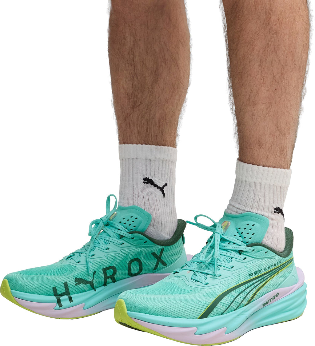 Puma Deviate Nitro 4 HYROX Mens Running Shoes - Green
