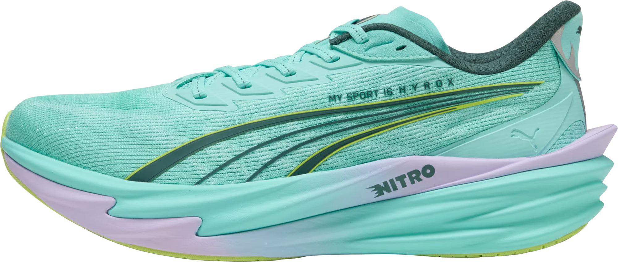 Puma Deviate Nitro 4 HYROX Mens Running Shoes - Green