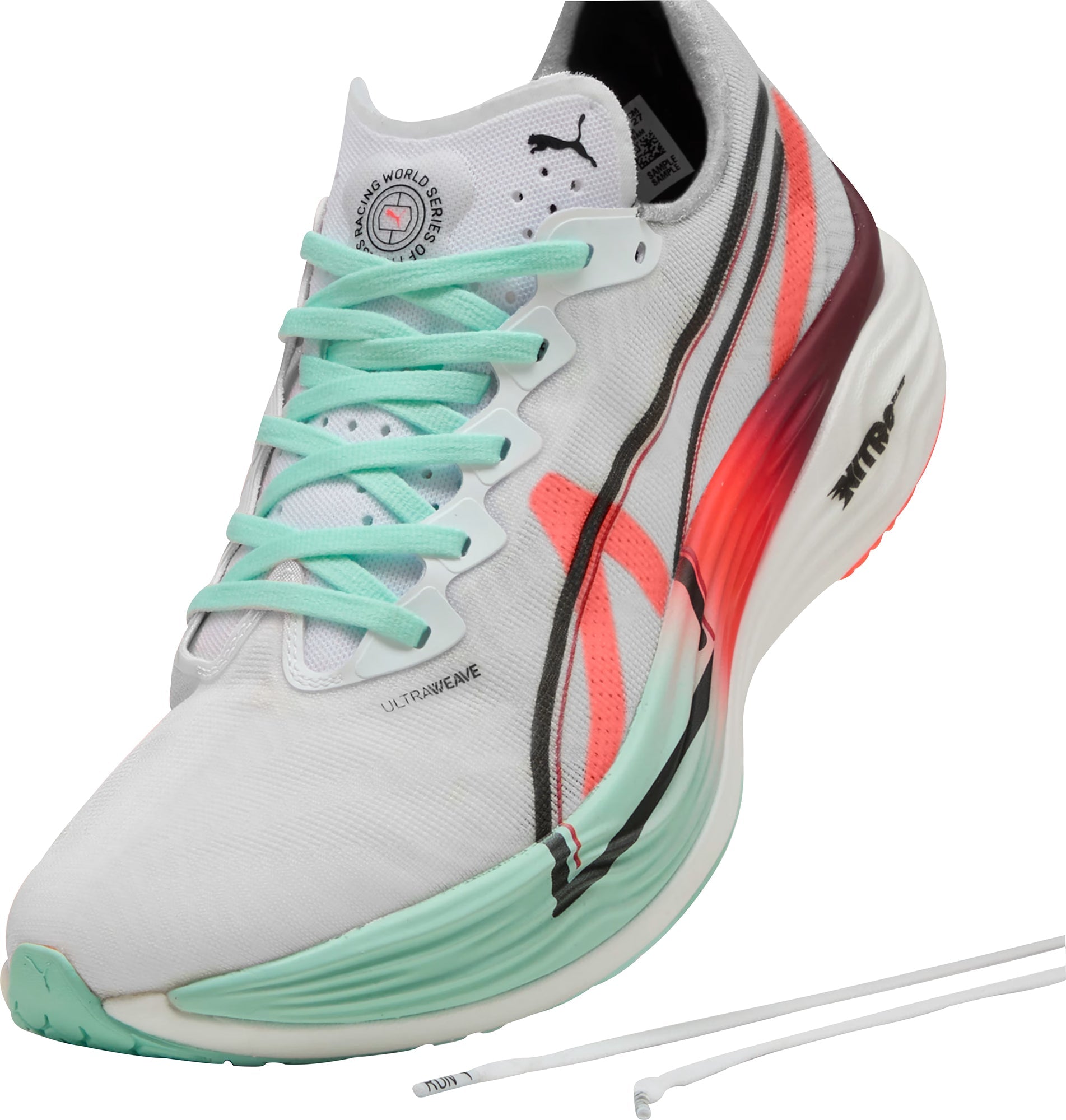 Puma Deviate Nitro Elite 3 HYROX Mens Running Shoes - White