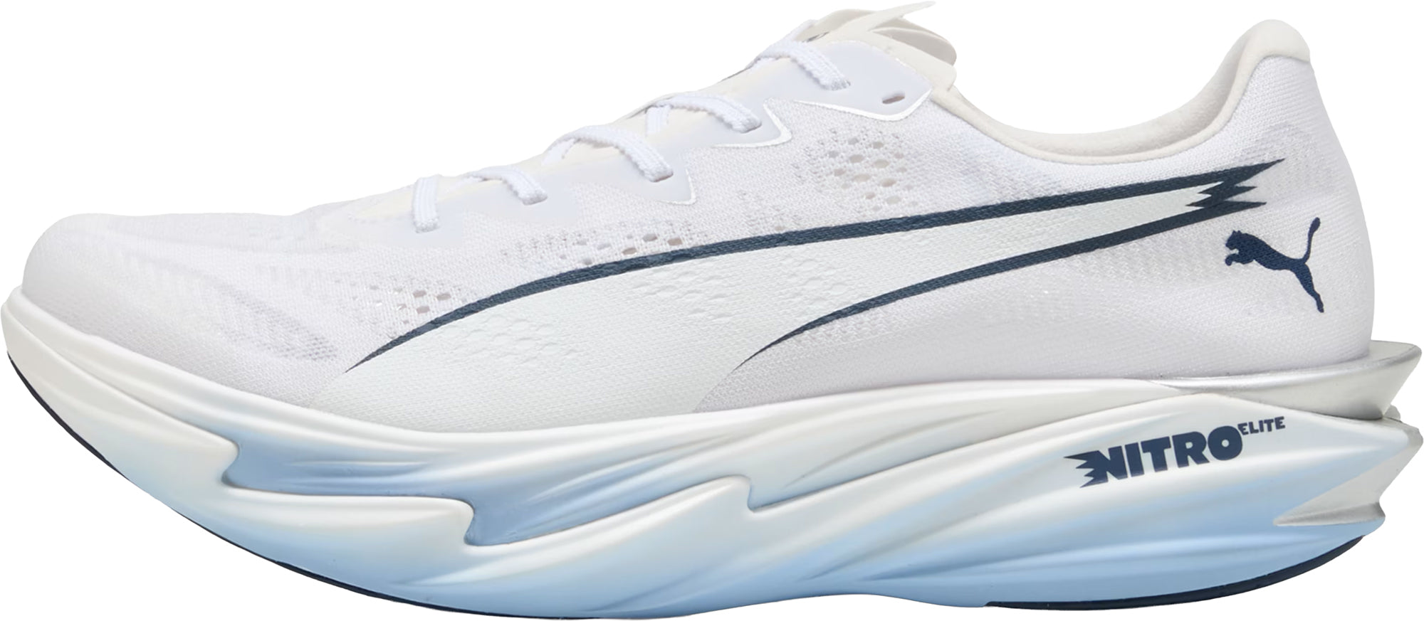 Puma Deviate Nitro Elite 4 Mens Running Shoes - White