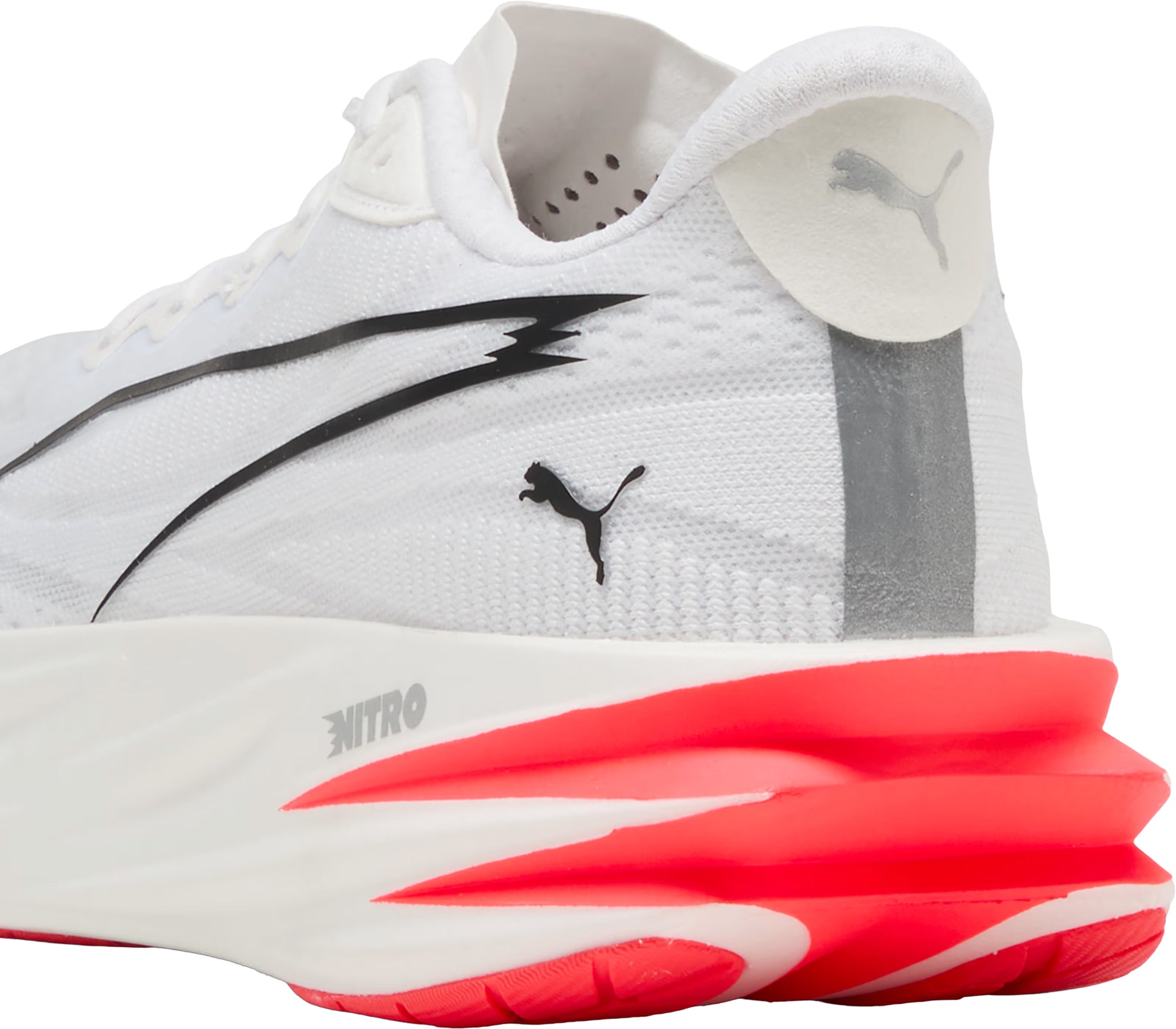 Puma Deviate Pure Nitro Mens Running Shoes - White