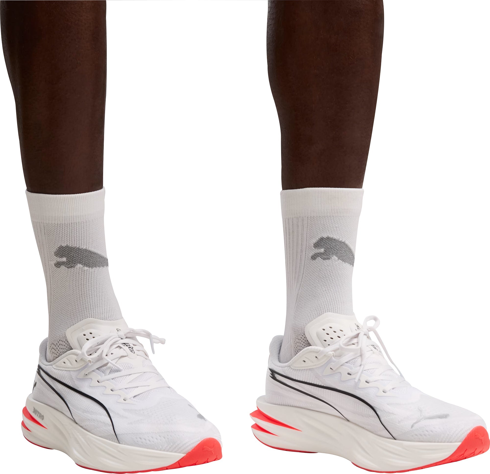 Puma Deviate Pure Nitro Mens Running Shoes - White
