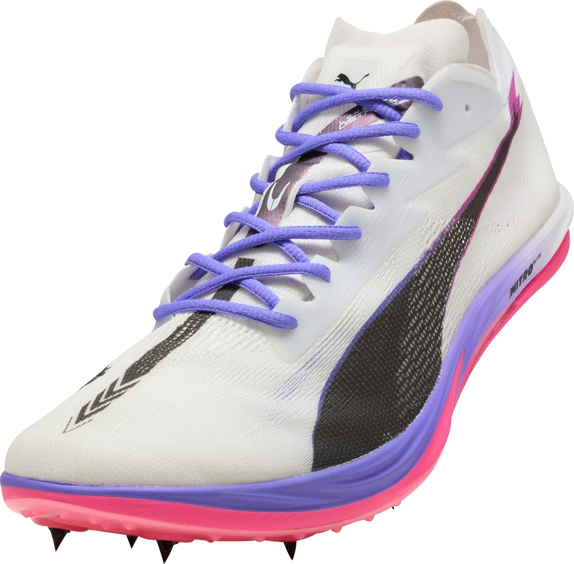 Puma Nitro Elite 3 Long Distance Running Spikes - White