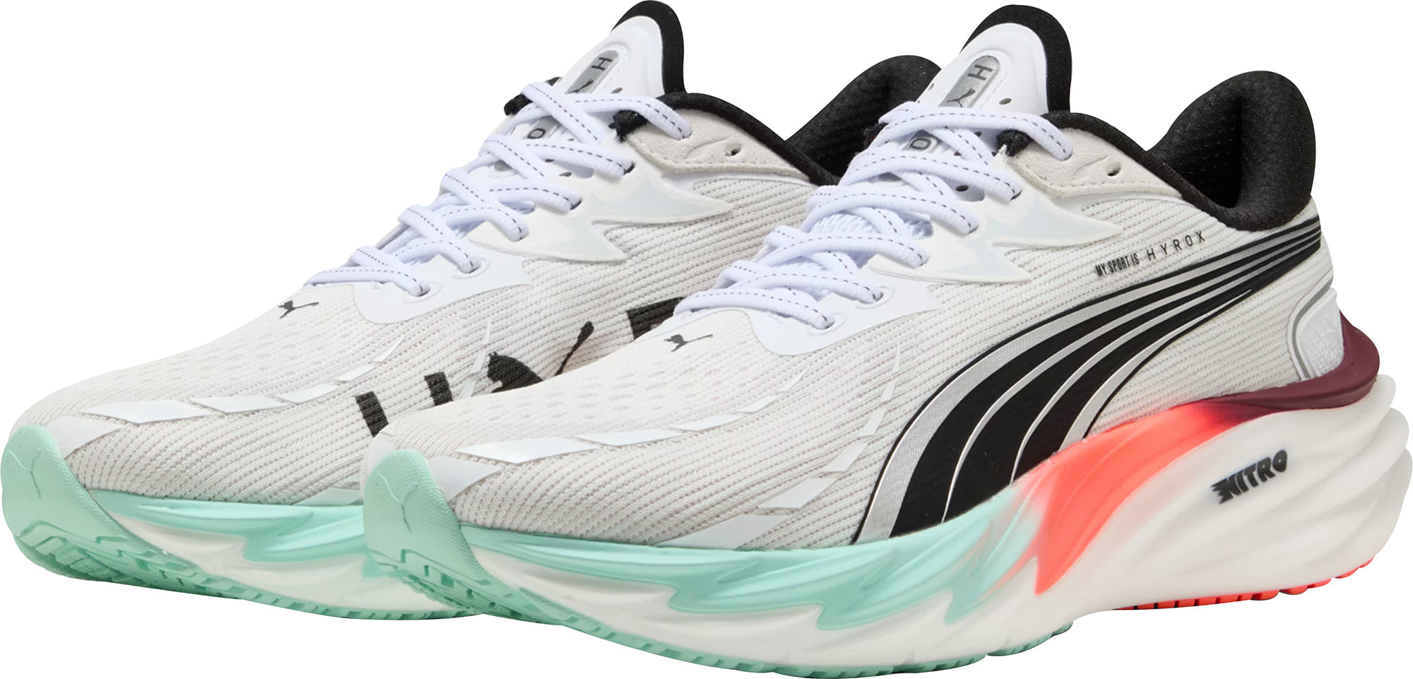 Puma Velocity Nitro 4 HYROX Mens Running Shoes - White