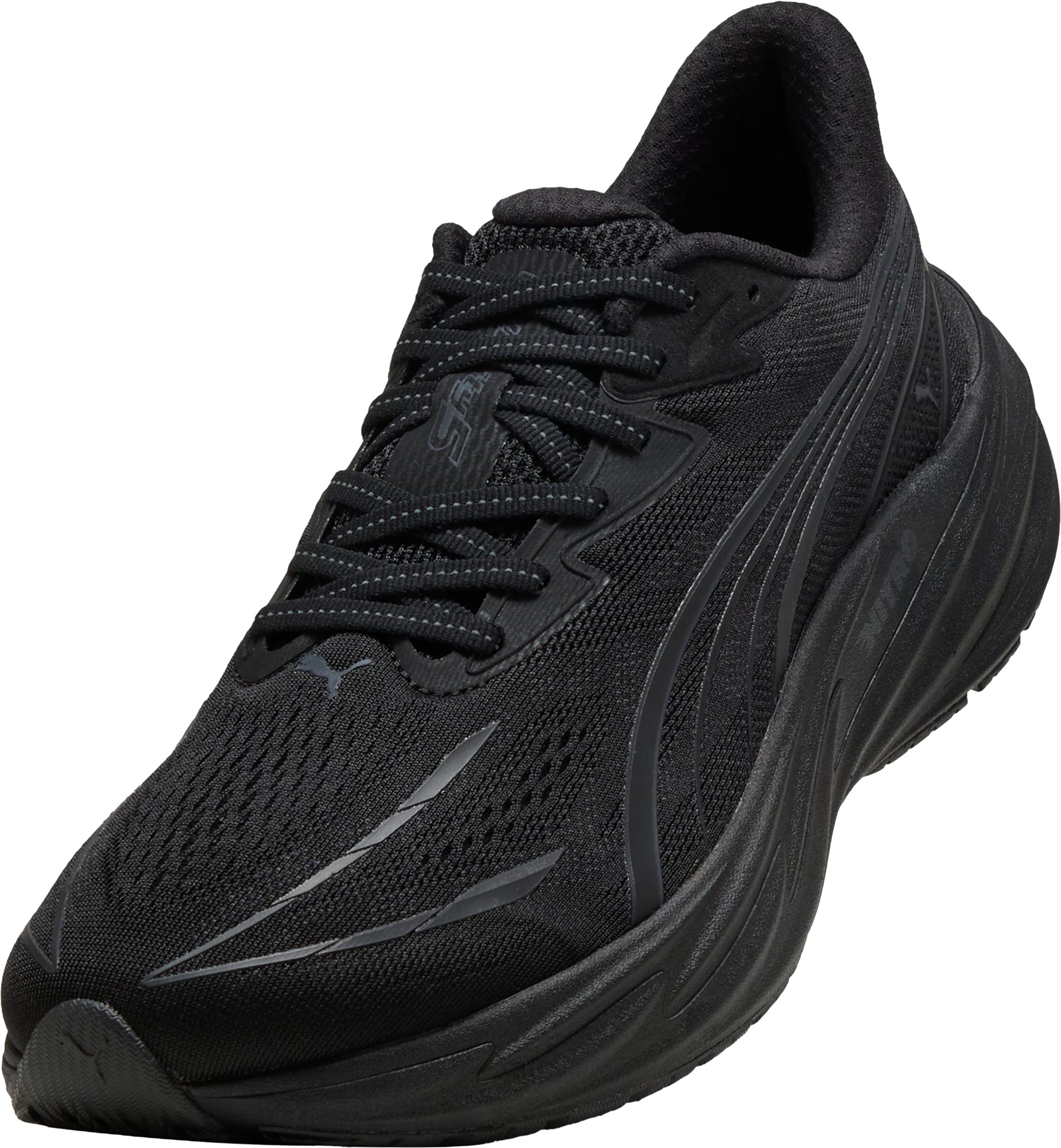 Puma Velocity Nitro 5 WIDE FIT Mens Running Shoes - Black