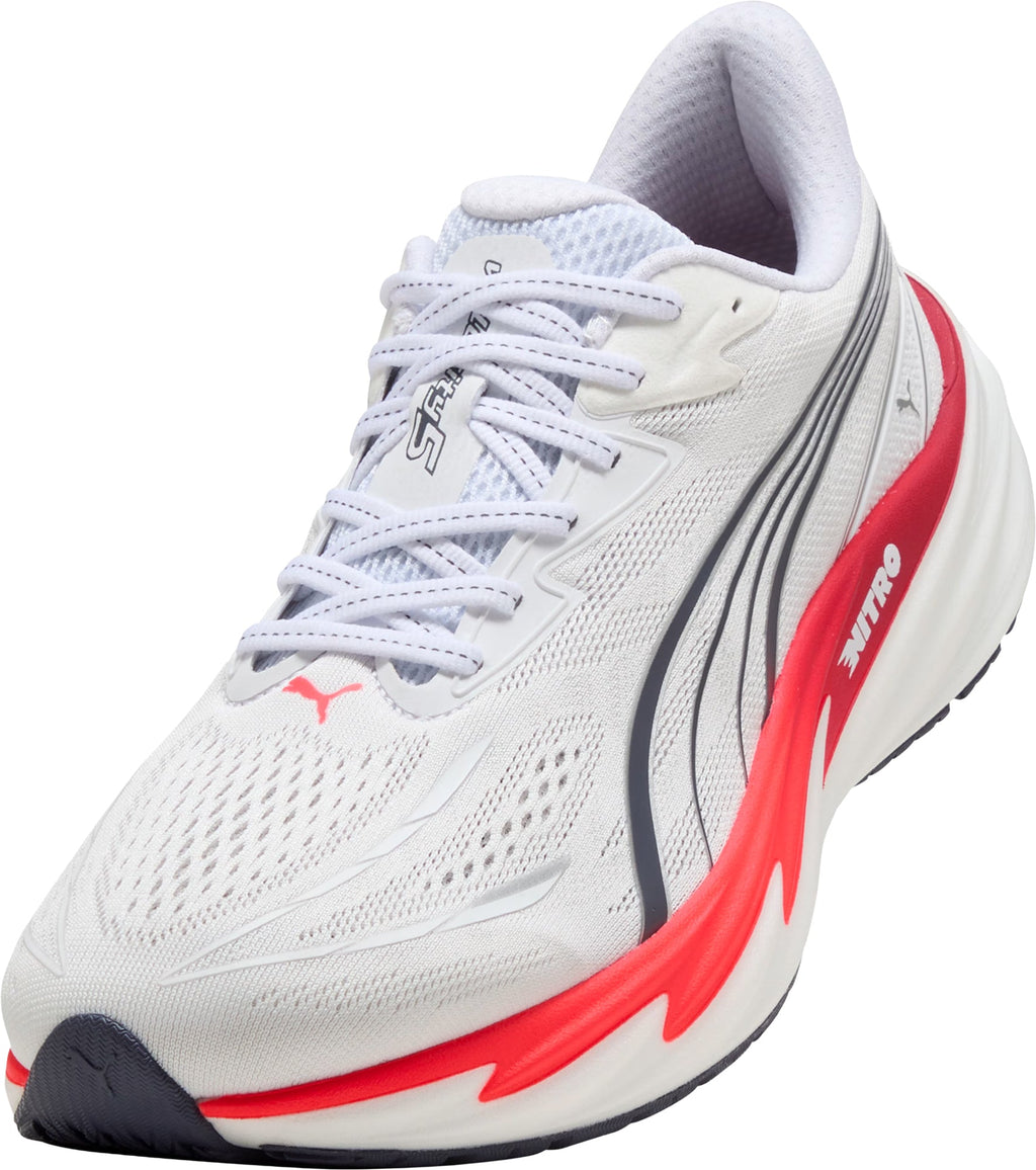 Puma Velocity Nitro 5 WIDE FIT Mens Running Shoes - White