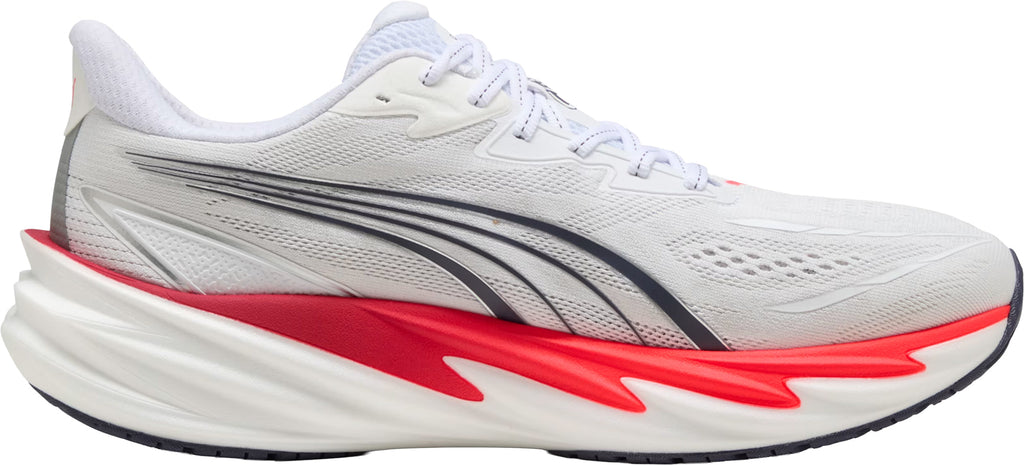 Puma Velocity Nitro 5 WIDE FIT Mens Running Shoes - White