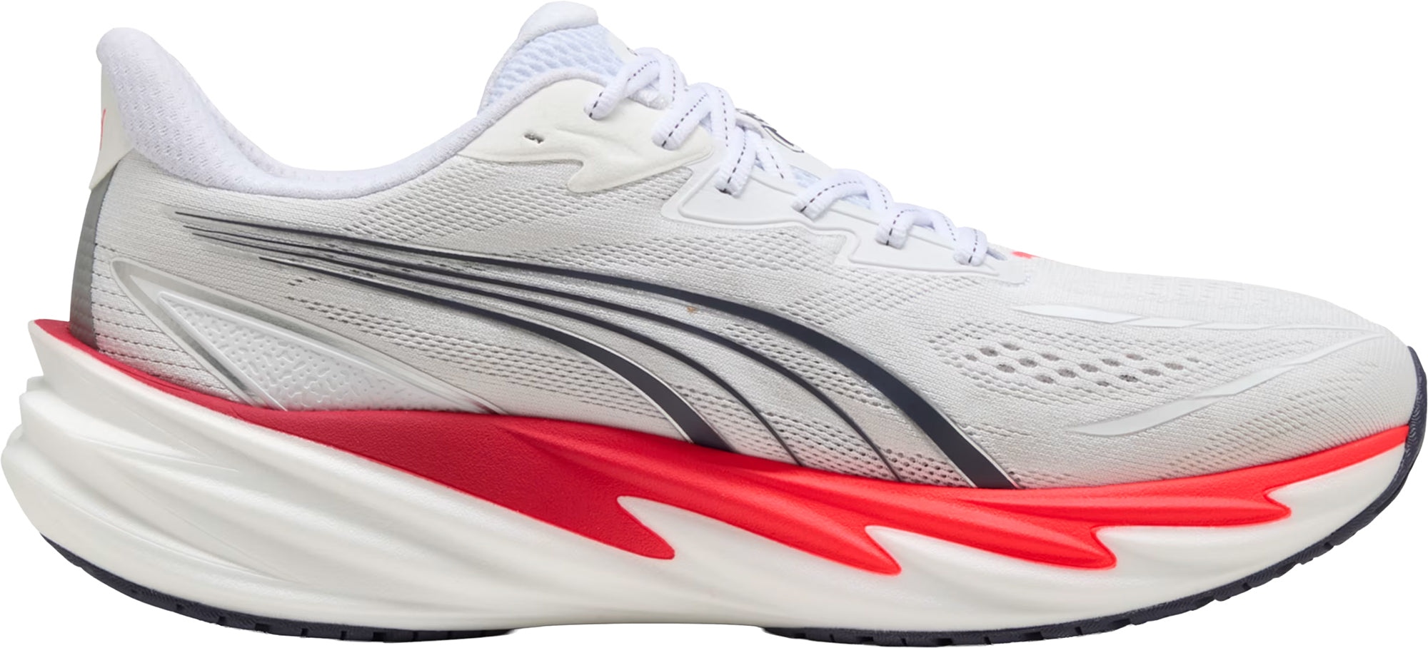 Puma Velocity Nitro 5 WIDE FIT Mens Running Shoes - White