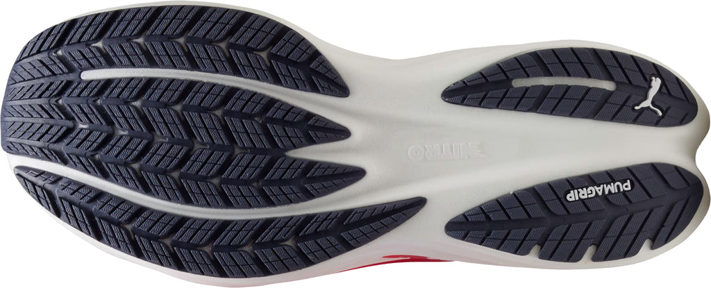 Puma Velocity Nitro 5 WIDE FIT Mens Running Shoes - White