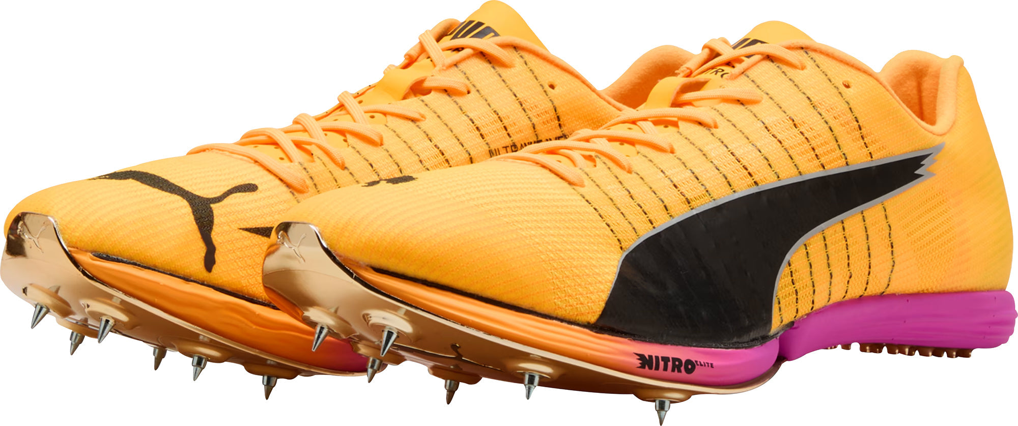 Puma evoSpeed Forte Nitro Elite Running Spikes - Orange