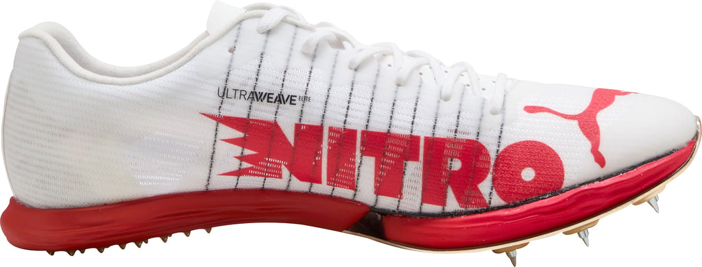 Puma evoSpeed Forte Nitro Elite Running Spikes - White