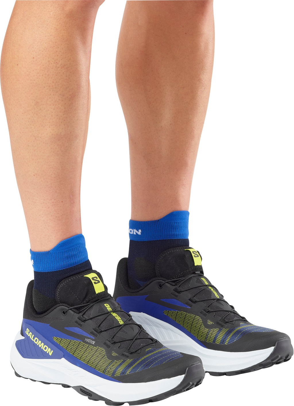 Salomon Genesis Mens Trail Running Shoes - Black