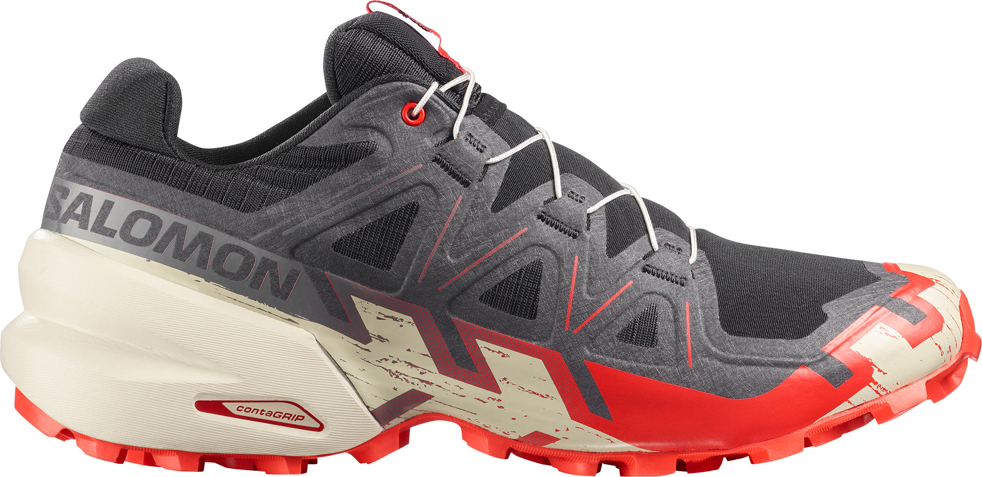 Salomon Speedcross 6 Mens Trail Running Shoes - Black