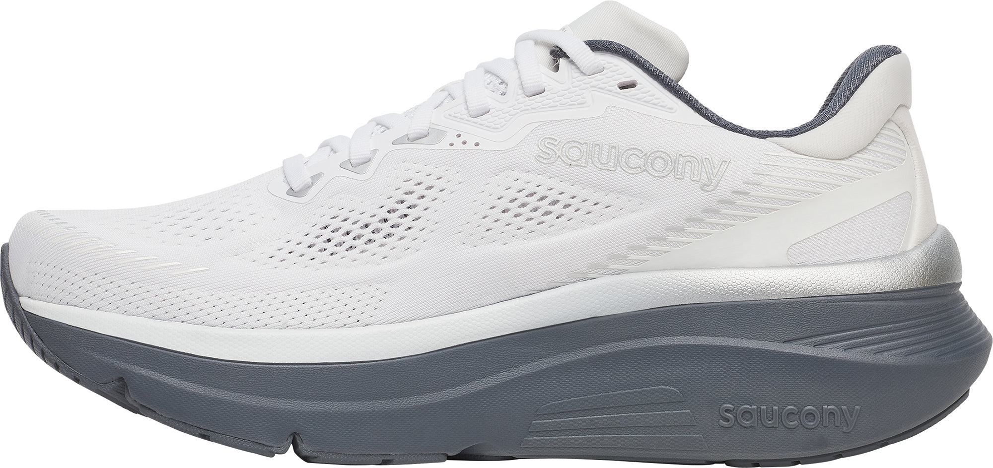Saucony Guide 19 Mens Running Shoes - White