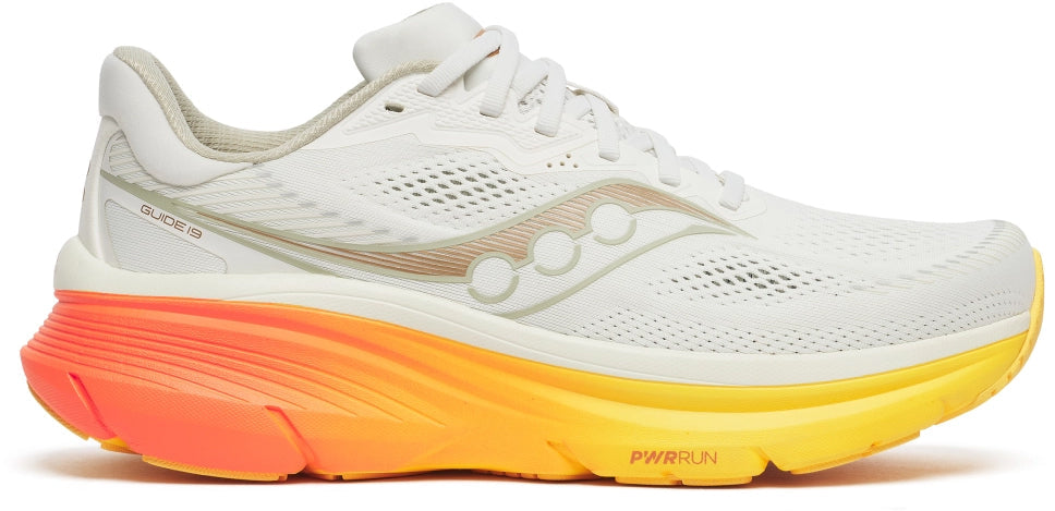 Saucony Guide 19 Mens Running Shoes - White