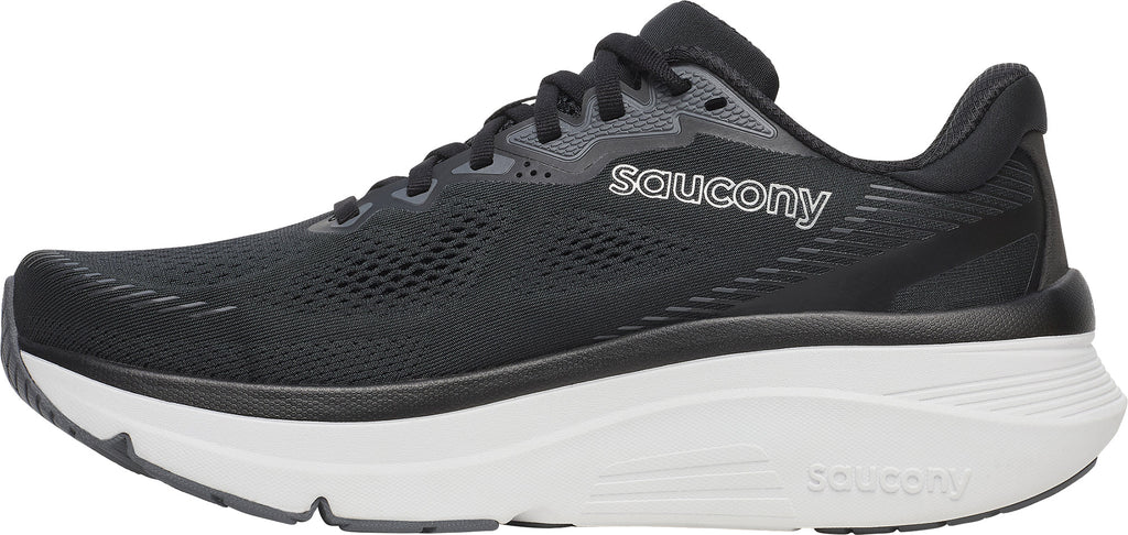 Saucony Guide 19 WIDE FIT Mens Running Shoes - Black