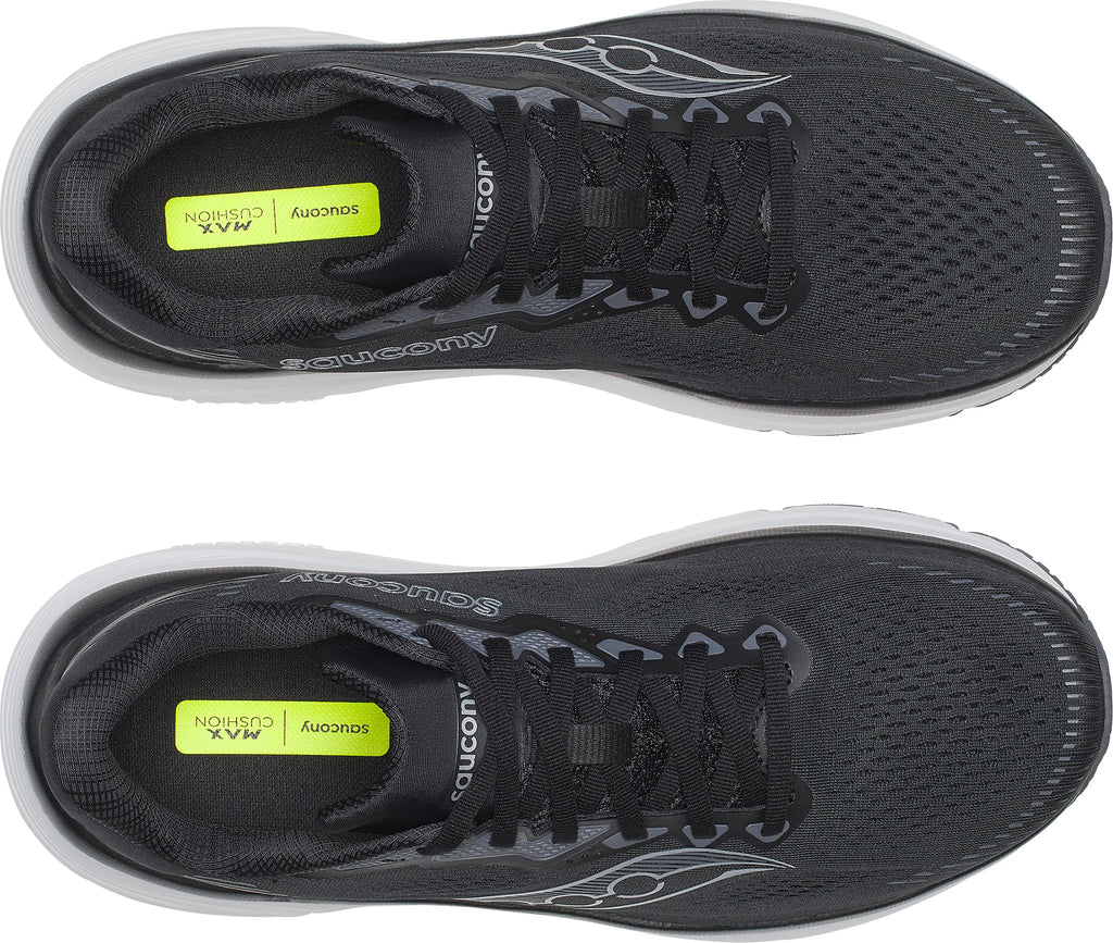 Saucony Guide 19 WIDE FIT Mens Running Shoes - Black