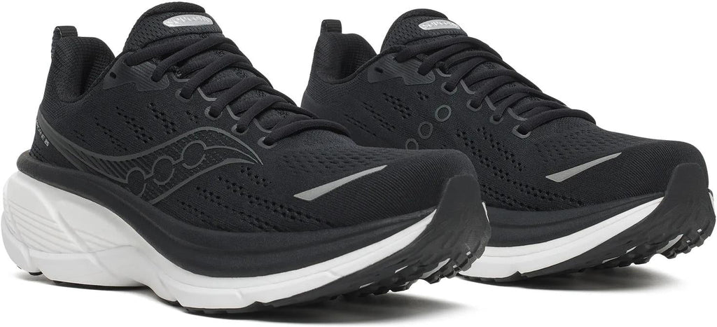 Saucony Hurricane 25 WIDE FIT Mens Running Shoes - Black