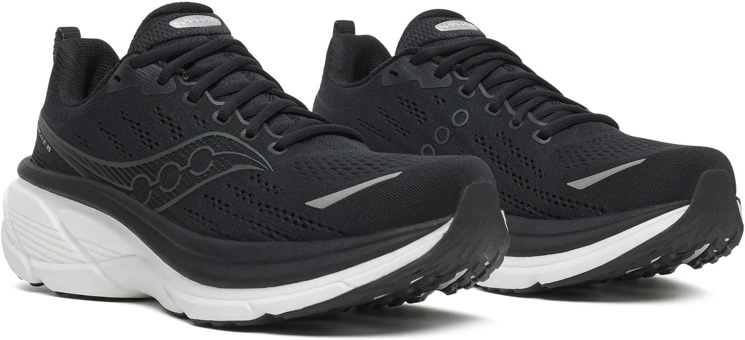 Saucony Hurricane 25 WIDE FIT Mens Running Shoes - Black