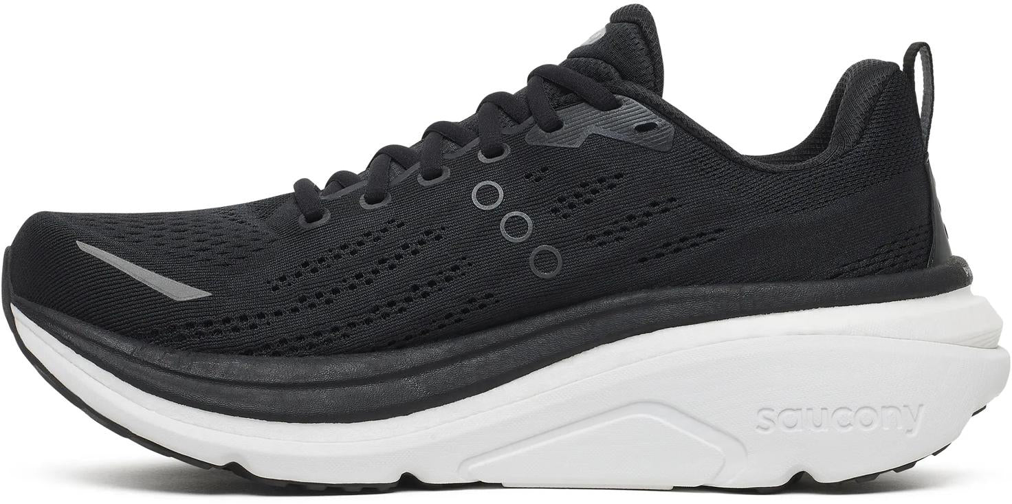 Saucony Hurricane 25 WIDE FIT Mens Running Shoes - Black