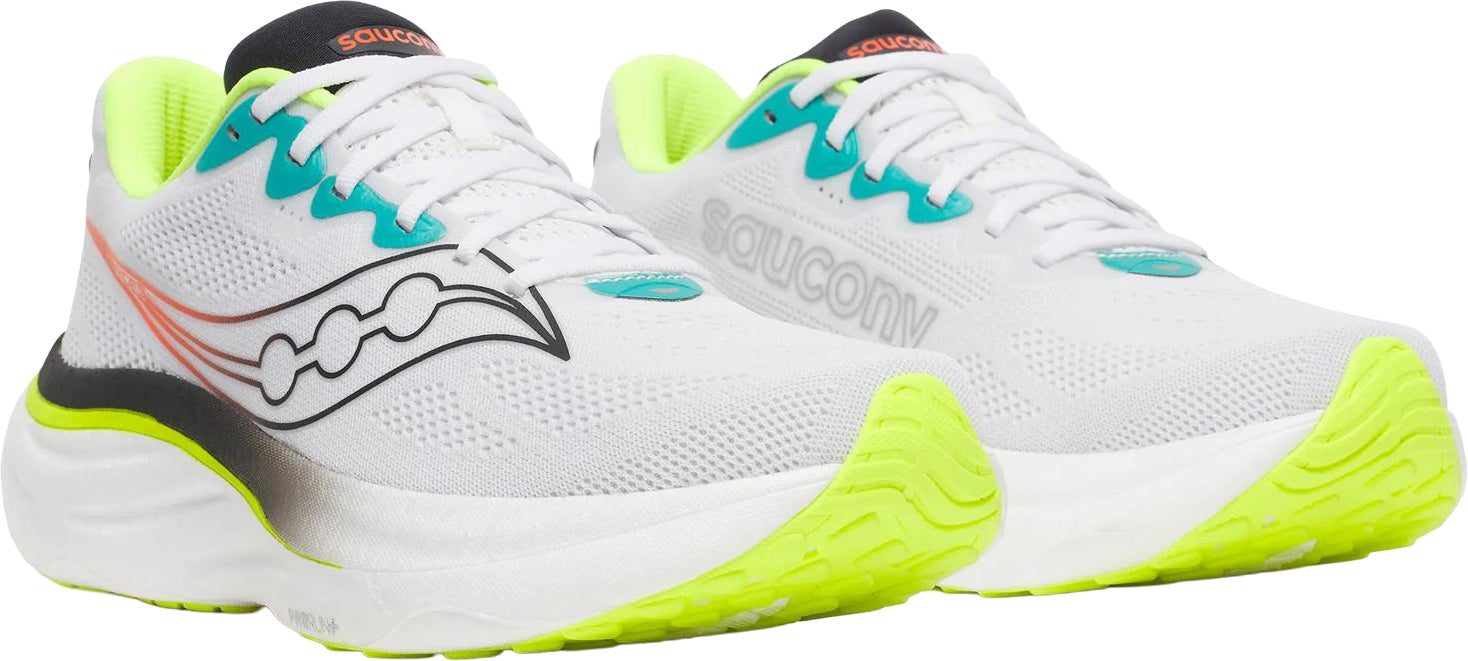 Saucony Ride 19 Mens Running Shoes - White
