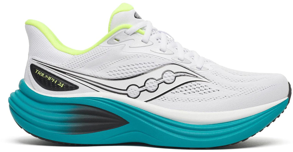Saucony Triumph 24 Mens Running Shoes  - White