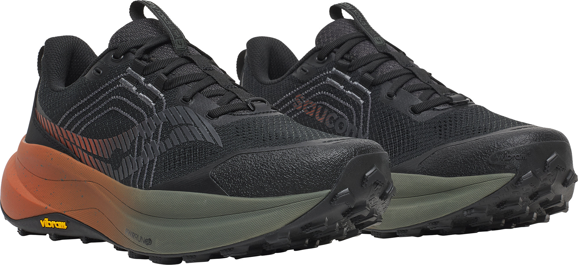 Saucony Xodus Ultra 4 Mens Trail Running Shoes - Black