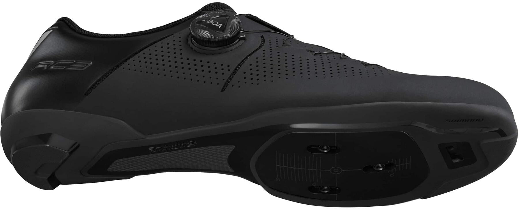 Shimano RC302 Mens Road Cycling Shoes - Black